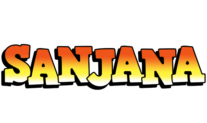 Sanjana sunset logo