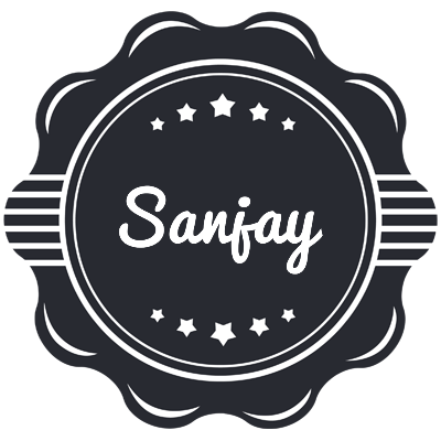 Sanjay badge logo