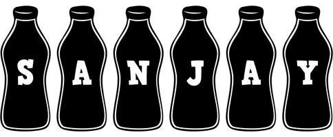 Sanjay bottle logo