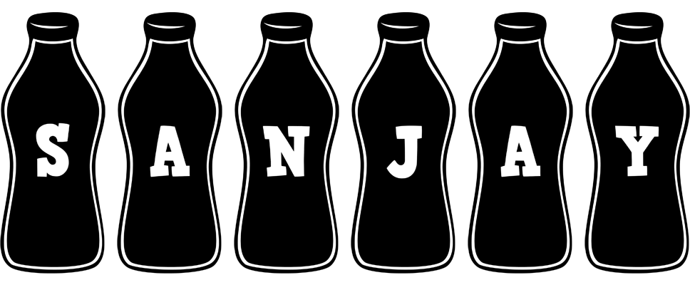 Sanjay bottle logo