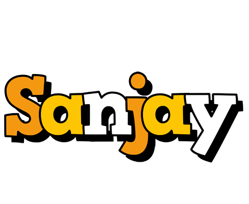 Sanjay cartoon logo