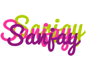Sanjay flowers logo