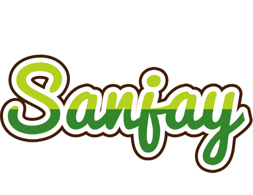 Sanjay golfing logo