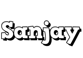 Sanjay snowing logo