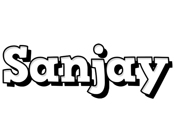 Sanjay snowing logo