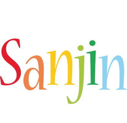 Sanjin birthday logo