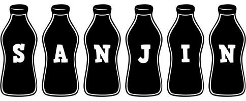 Sanjin bottle logo