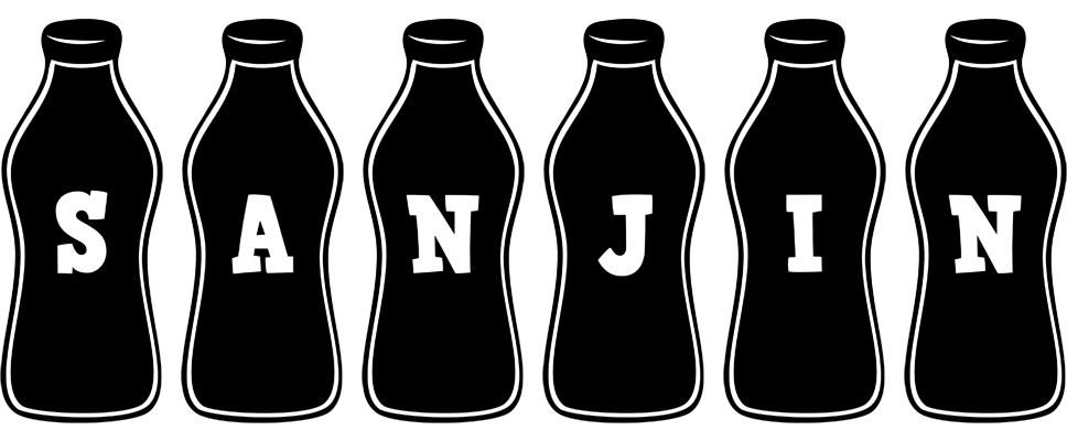 Sanjin bottle logo