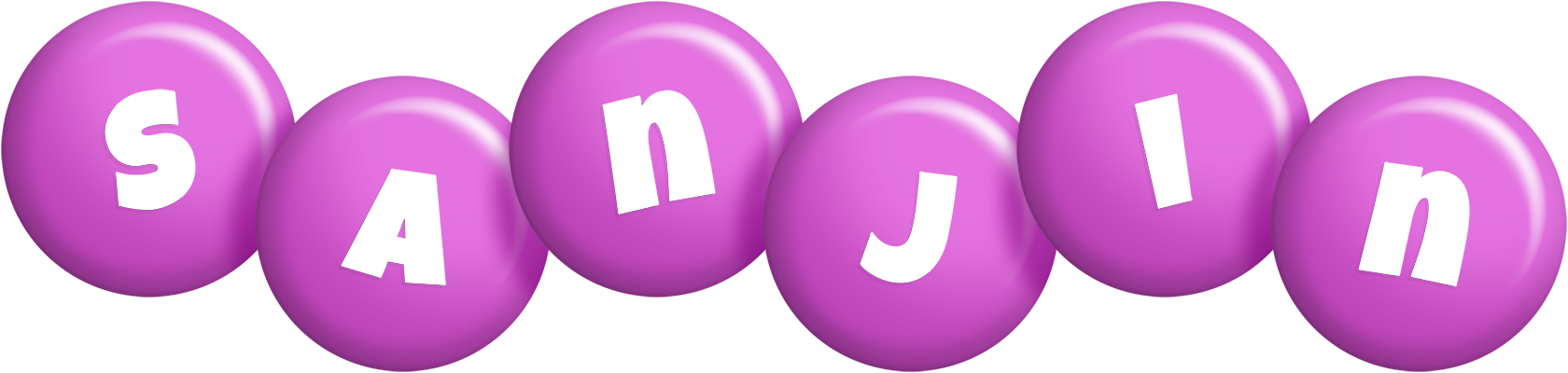 Sanjin candy-purple logo
