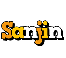 Sanjin cartoon logo