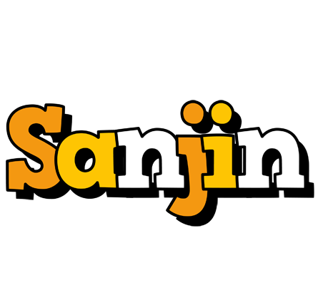 Sanjin cartoon logo