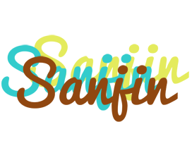 Sanjin cupcake logo