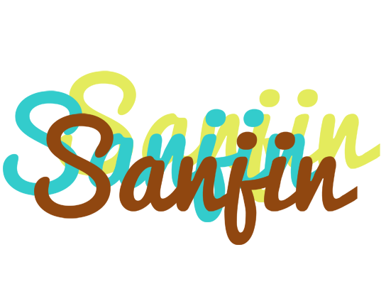 Sanjin cupcake logo