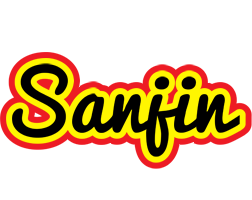 Sanjin flaming logo