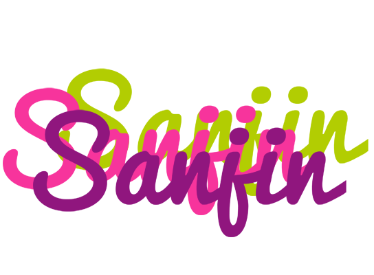 Sanjin flowers logo