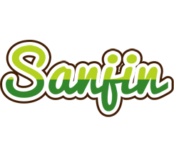 Sanjin golfing logo