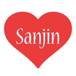 Sanjin love logo