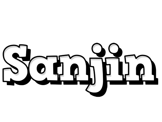 Sanjin snowing logo