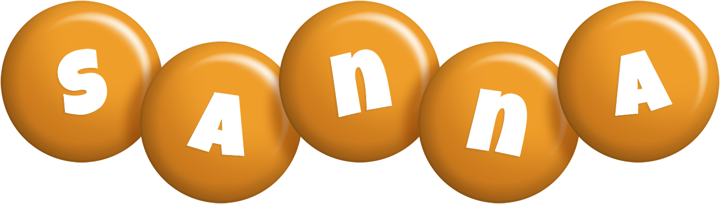Sanna candy-orange logo