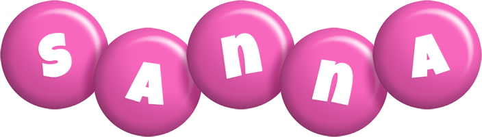 Sanna candy-pink logo