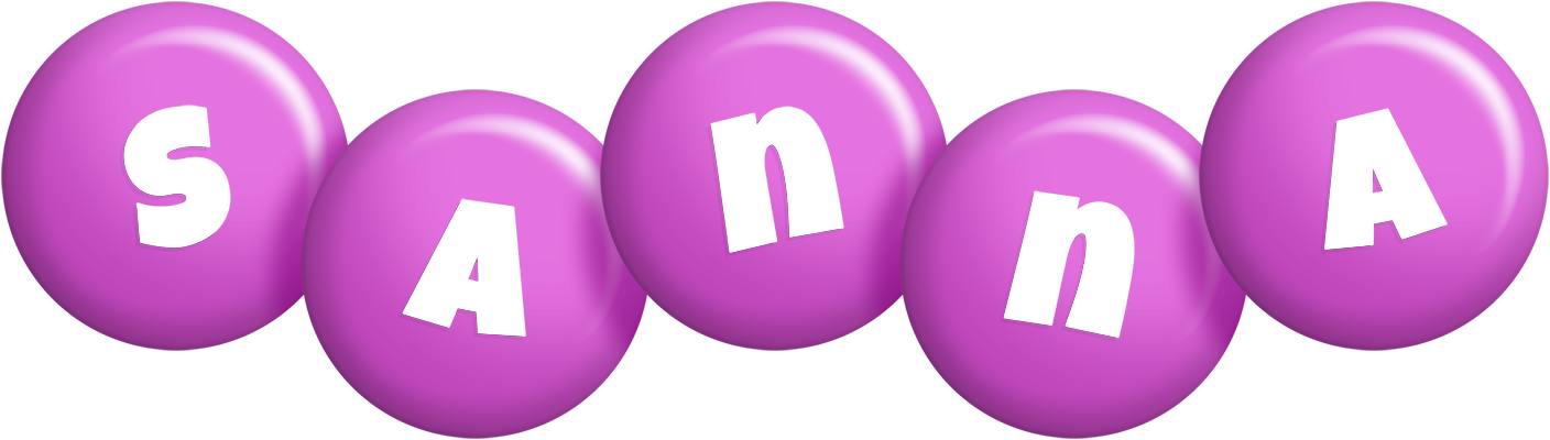 Sanna candy-purple logo