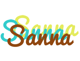 Sanna cupcake logo