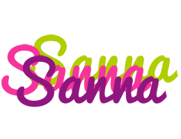 Sanna flowers logo