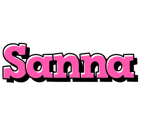 Sanna girlish logo