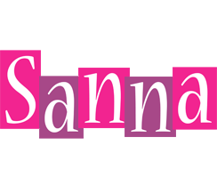 Sanna whine logo