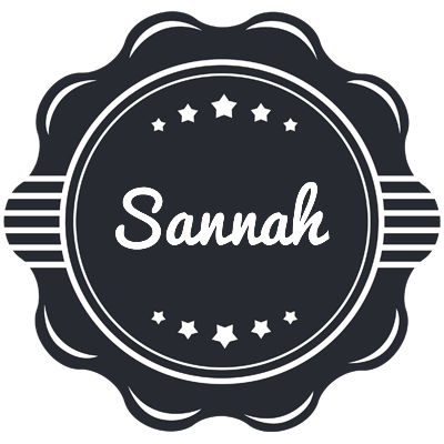 Sannah badge logo