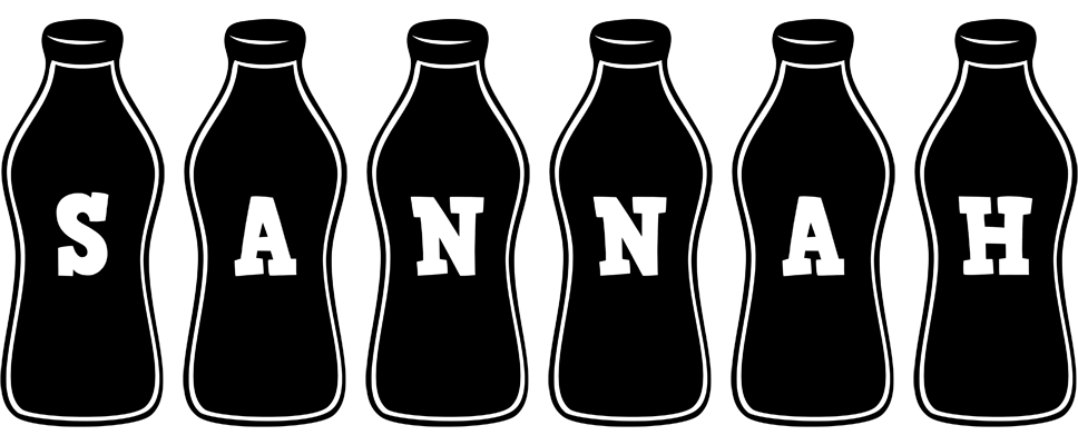 Sannah bottle logo