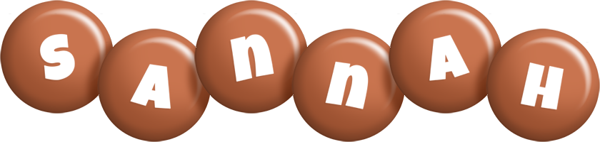 Sannah candy-brown logo