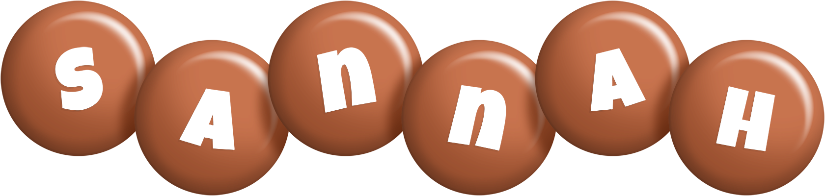 Sannah candy-brown logo