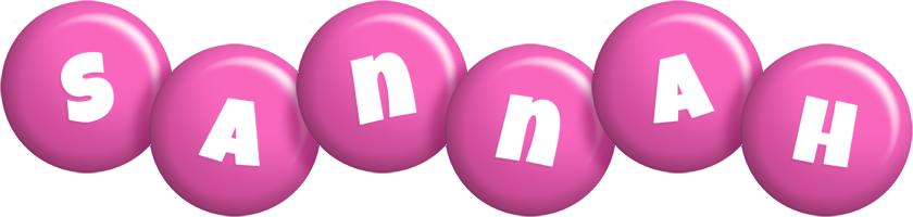 Sannah candy-pink logo