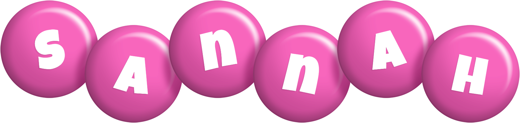 Sannah candy-pink logo