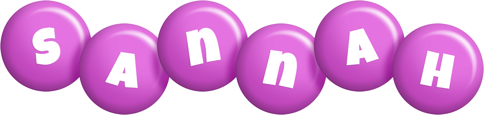 Sannah candy-purple logo