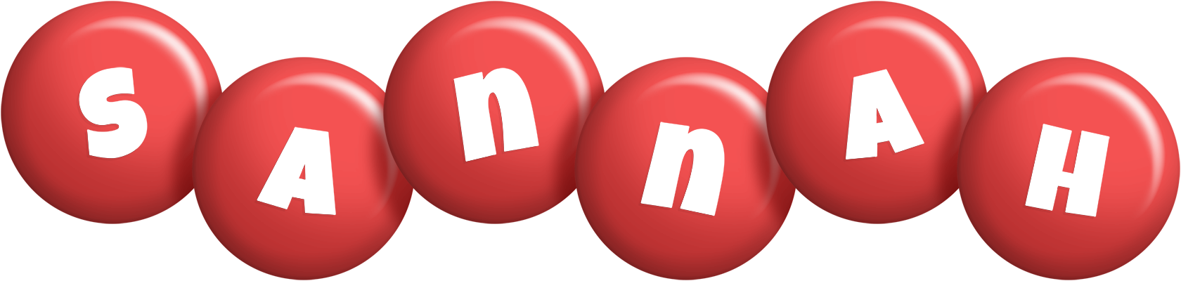 Sannah candy-red logo