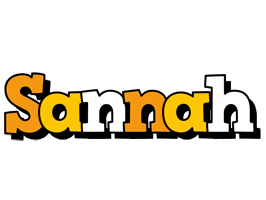 Sannah cartoon logo