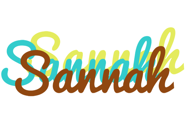 Sannah cupcake logo