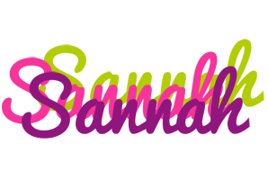 Sannah flowers logo