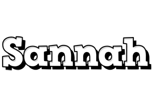 Sannah snowing logo