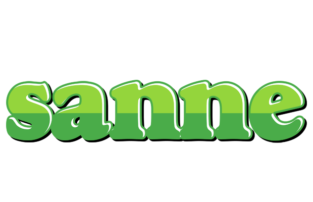 Sanne apple logo