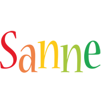 Sanne birthday logo