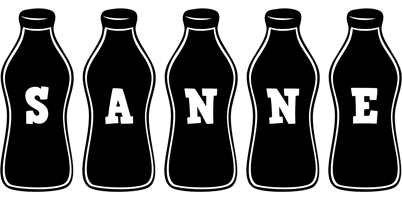 Sanne bottle logo