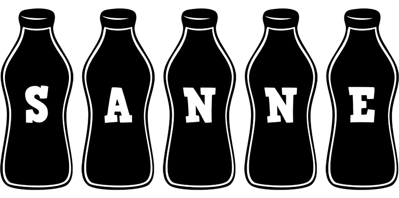 Sanne bottle logo