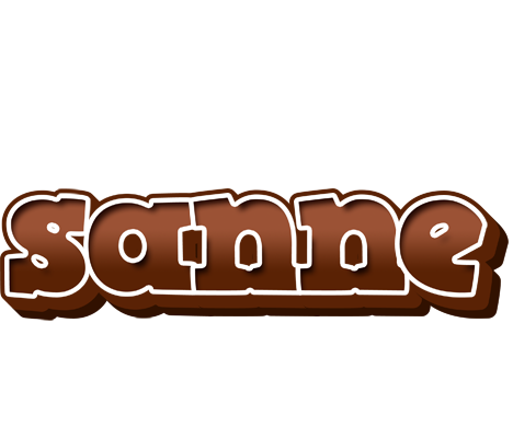 Sanne brownie logo