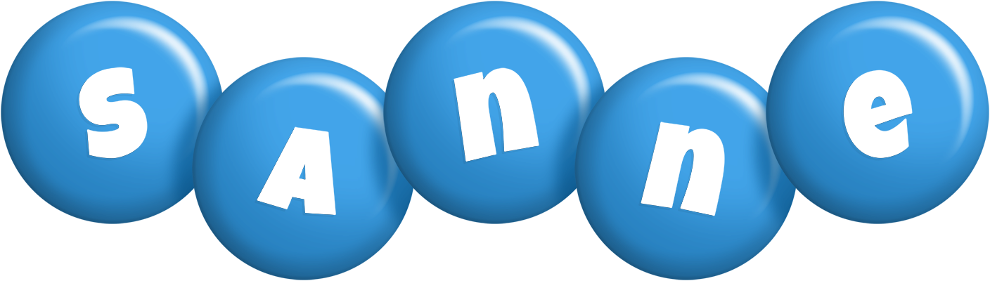 Sanne candy-blue logo