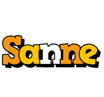 Sanne cartoon logo