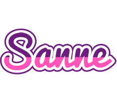 Sanne cheerful logo