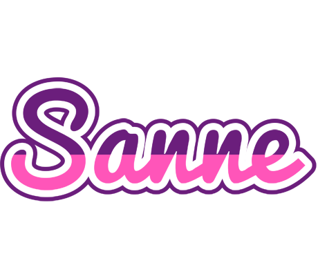 Sanne cheerful logo